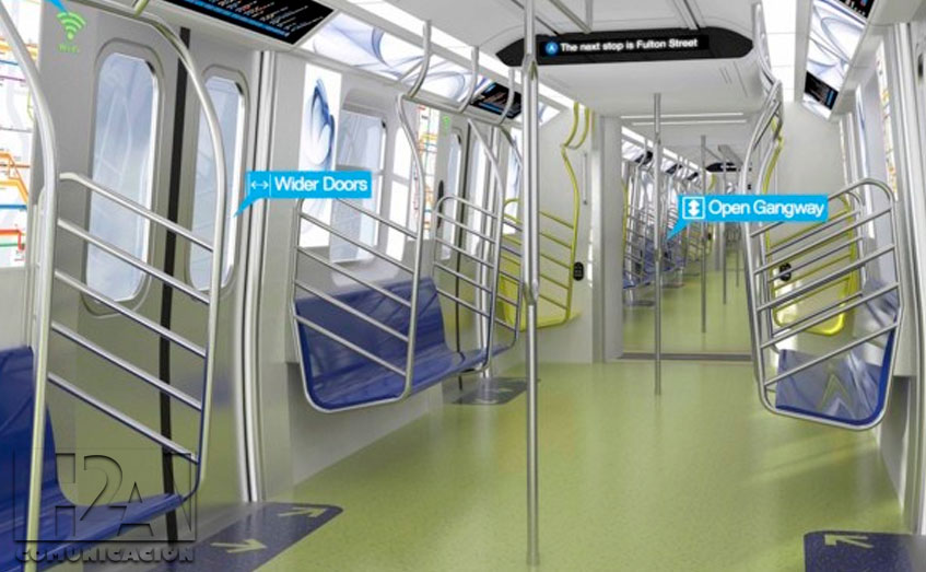 Nueva York ya se prepara para su nuevo metro con WiFi, puertos USB y pantallas digitales