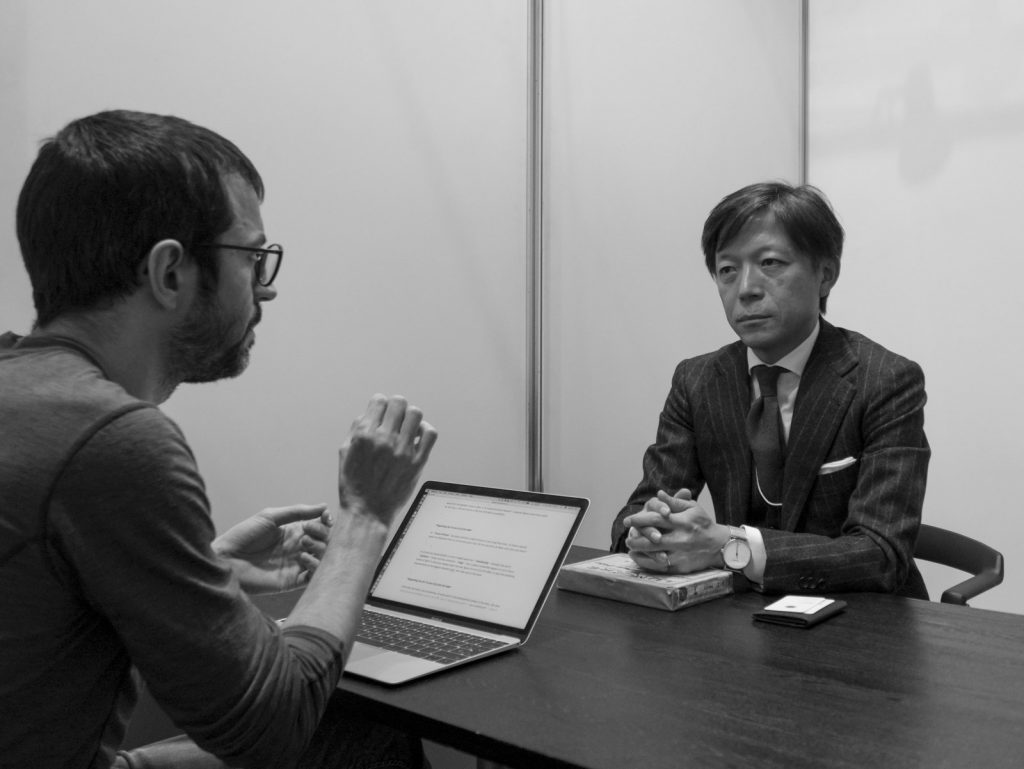 Raphaël Terris (Albedo Media) y Kazuto Yamaki (CEO de Sigma) © Albedo Media