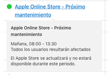 Cierre Apple Store